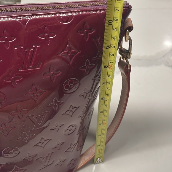 Wine Louis Vuitton handbag signature canvas - Picture 13 of 17